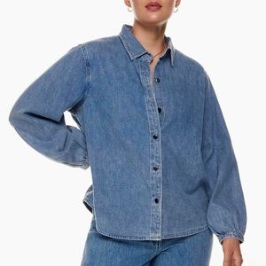 aritzia denim jacket